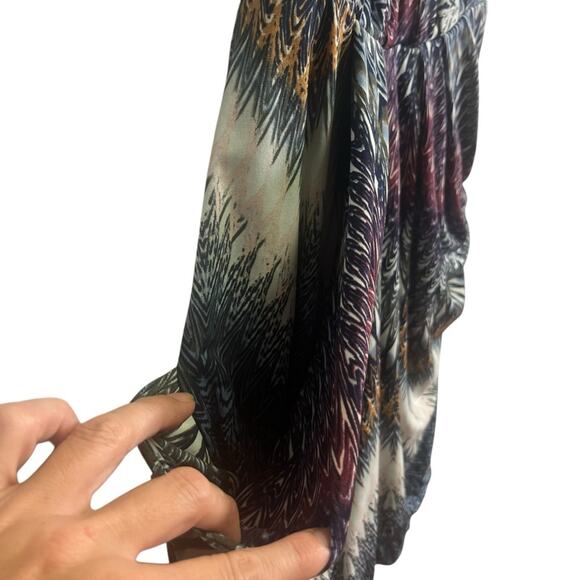 BCBGeneration Womens Small Multicolor Sleeveless Pocketed Zig Zag Mini Dress - Picture 3 of 9